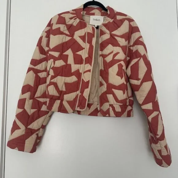 BA&SH Pacino Quilted Bomber Jacket - Picture 2 of 4